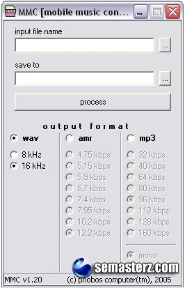 MMC (Mobile Music Converter) - Аудио Конвертер для телефона MMC (Mobile Music Converter) - Аудио Конвертер для телефона