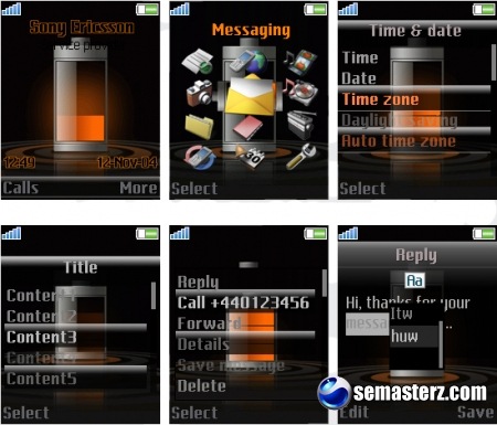 Battery - Тема для Sony Ericsson 176x220 Battery - Тема для Sony Ericsson 176x220