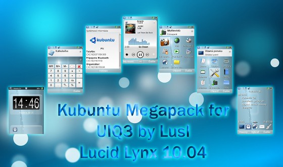 Kubuntu Theme - Тема на UIQ3 смартфоны Kubuntu Megapack - Тема UIQ3